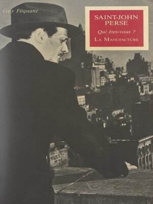 cover image of Saint-John Perse